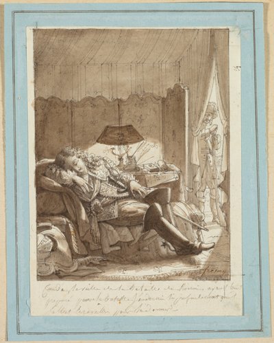 Sen wielkiego Condé, c. 1817. autorstwa Jacque Noël Marie Frémy