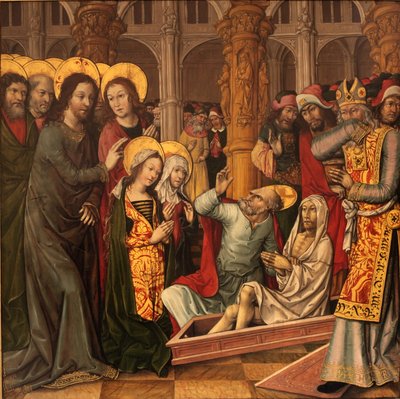 Zmartwychwstanie Łazarza autorstwa Jacquelin de Montluçon