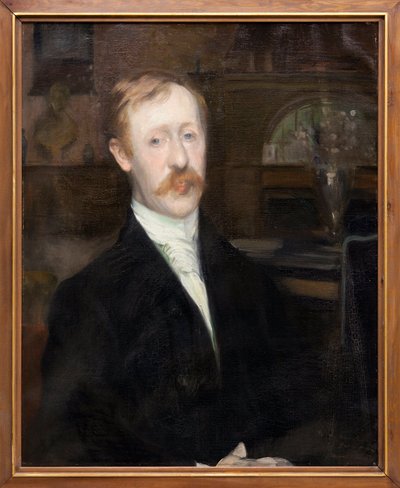 Portret Georgesa Moorea autorstwa Jacques Emile Blanche