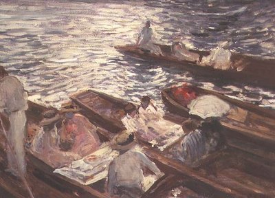 Punting w Henley autorstwa Jacques Emile Blanche