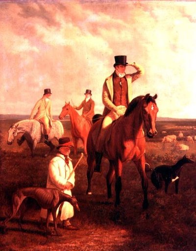 Coursing Lorda Riversa autorstwa Jacques Laurent Agasse