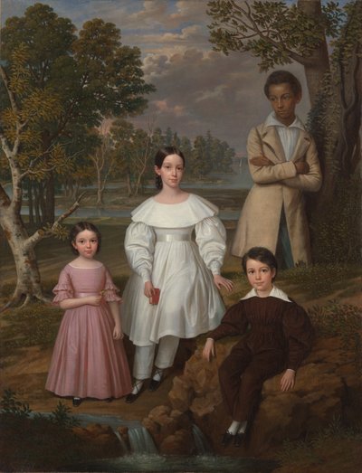 Bélizaire i dzieci Freyów, ok. 1837 (olej na płótnie) autorstwa Jacques (attr. to) Amans