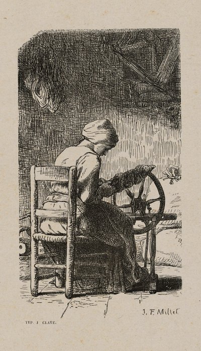 Kobieta kręcąca się autorstwa Jacques Adrien Lavieille