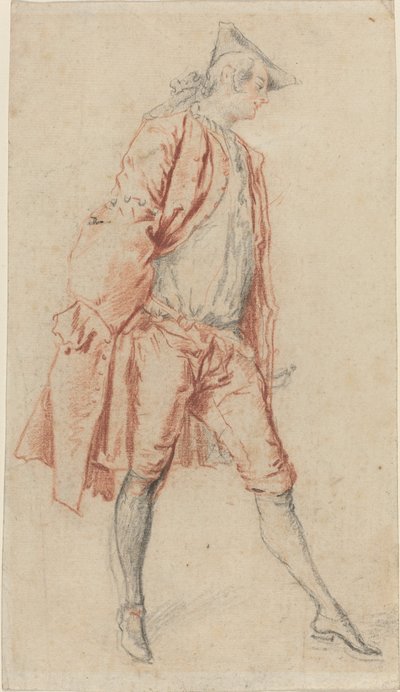 Francuski dżentelmen stojący autorstwa Jacques André Portail