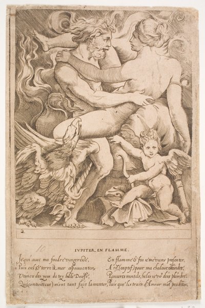Ognisty Jowisz autorstwa Jacques Androuet Ducerceau d.Æ.
