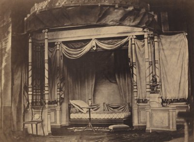 Wystawa sypialni na Wystawie Powszechnej w Paryżu w latach 1855, 1855. autorstwa Jacques Antoine Moulin