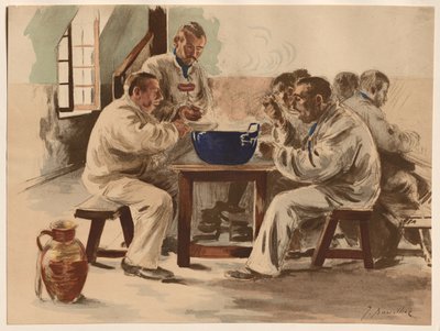 La Soupe à la Chambre, 1899. autorstwa Jacques Baseilhac