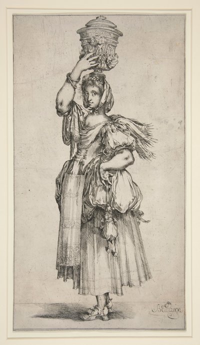Ogrodnictwo w wazonie autorstwa Jacques Bellange