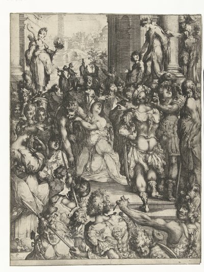 Męczeństwo św. Łucji autorstwa Jacques Bellange