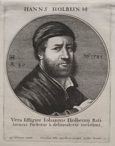 Portret Hansa Holbeina autorstwa Jacques Bellange