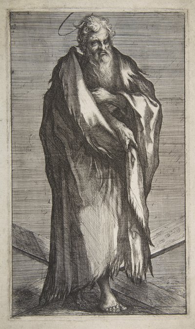 Święty Andrzej, 1595-1616. autorstwa Jacques Bellange