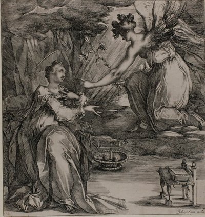 Zwiastowanie autorstwa Jacques Bellange