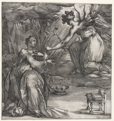 Zwiastowanie autorstwa Jacques Bellange