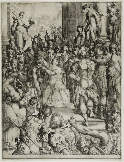 Męczeństwo św. Łucji autorstwa Jacques Bellange
