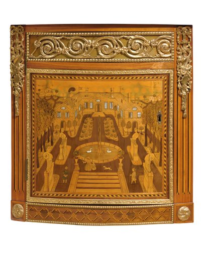 Detal komody Ludwika XVI, ok. 1770-75 autorstwa Jacques Birckle