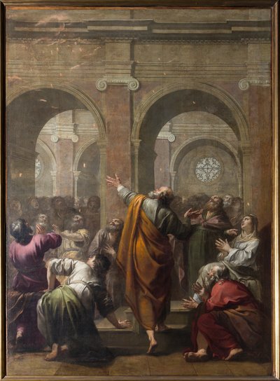Zstąpienie Ducha Świętego autorstwa Jacques Blanchard