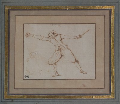Szermierz, 1766 autorstwa Jacques Callot