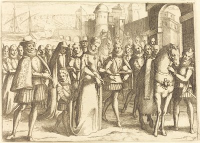 Przylot do Walencji autorstwa Jacques Callot