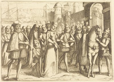 Przybycie do Walencji autorstwa Jacques Callot