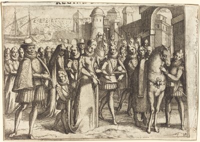 Przylot do Walencji [odbyt] autorstwa Jacques Callot