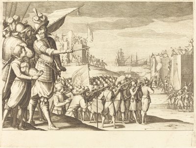 Atak na dwie fortece autorstwa Jacques Callot