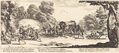 Atak na trenera autorstwa Jacques Callot