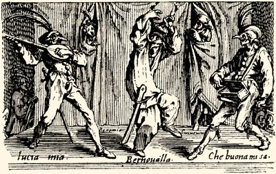 Kule Sfessanii - z akwafort Jacomo Callota. autorstwa Jacques Callot