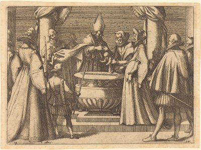 Chrzest Księcia Hiszpanii autorstwa Jacques Callot