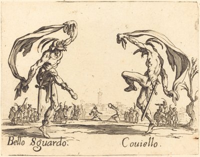 Bello Sguardo i Coviello autorstwa Jacques Callot
