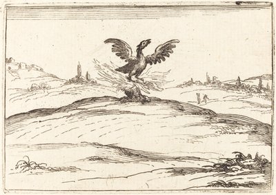Płonący Feniks, 1628. autorstwa Jacques Callot