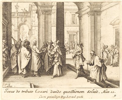 Moneta Cezara autorstwa Jacques Callot