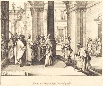 Moneta Cezara autorstwa Jacques Callot