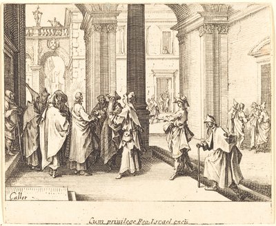 Moneta Cezara, 1635. autorstwa Jacques Callot