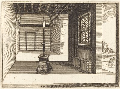 Świecznik autorstwa Jacques Callot