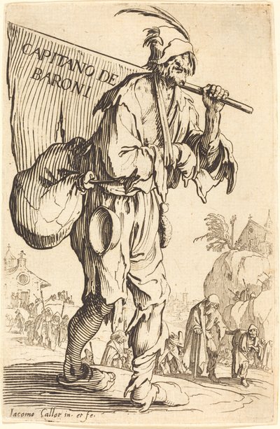 Kapitan Baronów autorstwa Jacques Callot