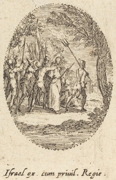 Chrystus niosący krzyż autorstwa Jacques Callot