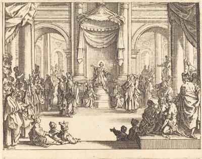 Chrystus spiera się z lekarzami autorstwa Jacques Callot