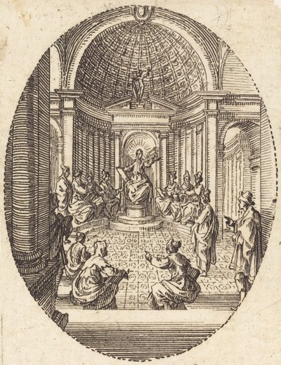 Chrystus wśród lekarzy autorstwa Jacques Callot