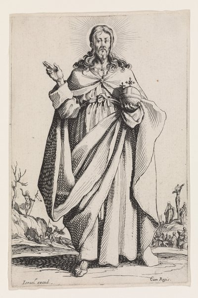 Chrystus z Wielkich Apostołów, 1631 autorstwa Jacques Callot