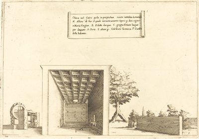 Kościół w Kairze autorstwa Jacques Callot
