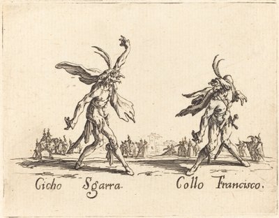 Cicho Sgarra i Collo Francisco autorstwa Jacques Callot