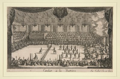 Walka a la Barriere autorstwa Jacques Callot