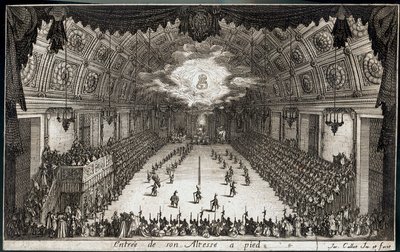 Combat a la barriere: Wejście pieszo Jego Wysokości Księcia Karola IV Lotaryńskiego ... (rycina) autorstwa Jacques Callot