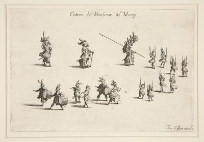 Walka? La Barri?re, wejście pana de Macey autorstwa Jacques Callot