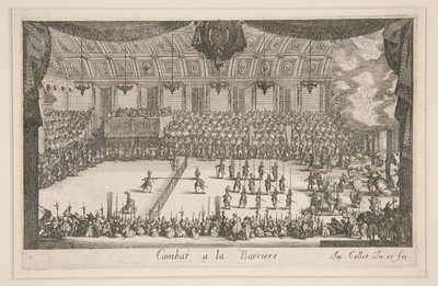 Walka? Bariera, Walka autorstwa Jacques Callot