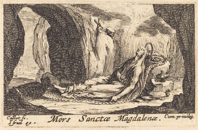 Śmierć Magdaleny autorstwa Jacques Callot