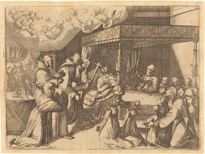 Śmierć królowej autorstwa Jacques Callot