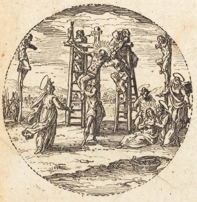 Zejście z krzyża autorstwa Jacques Callot