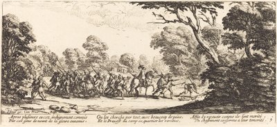 Odkrycie kryminalnych żołnierzy autorstwa Jacques Callot
