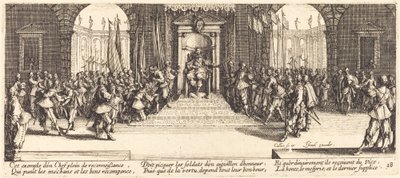 Dystrybucja nagród autorstwa Jacques Callot